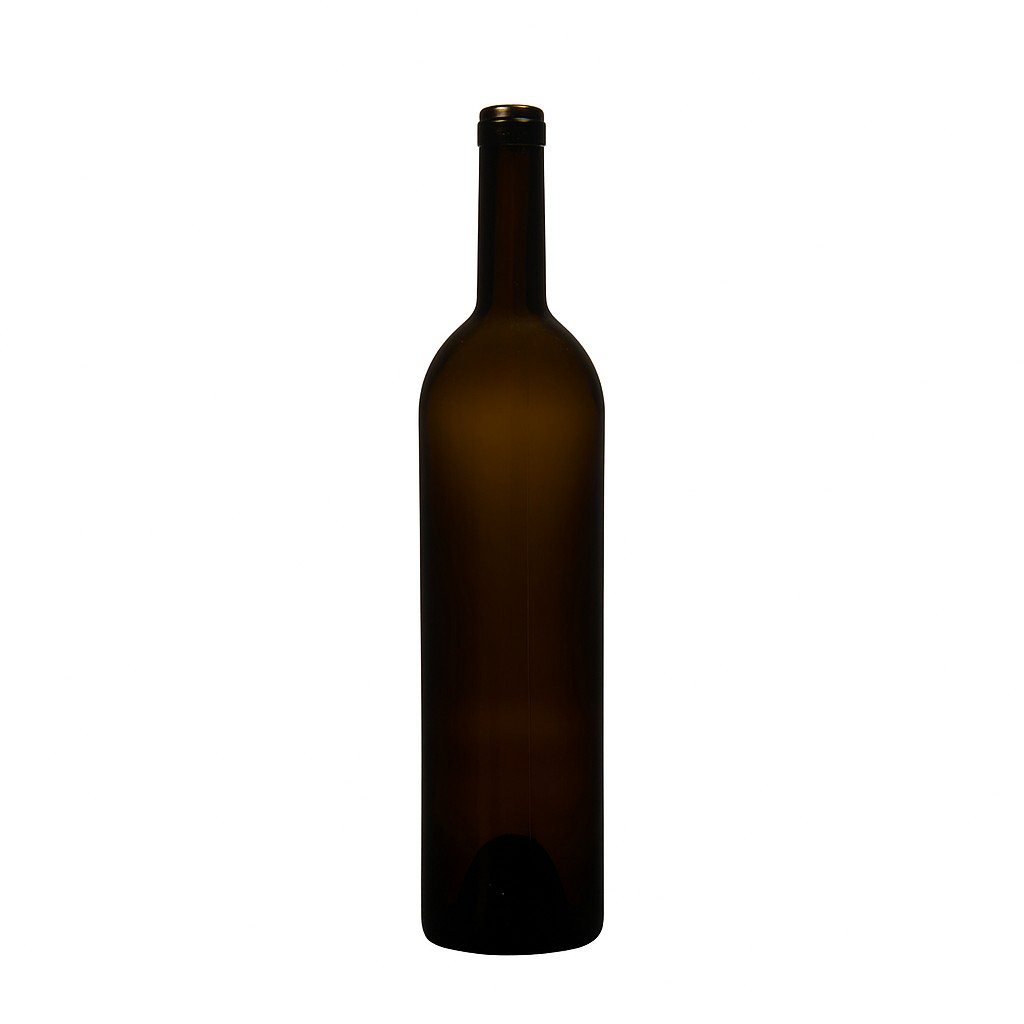 Sticlă de vin 750 ml „Liberty”, verde antic, gura: dop Sticlă de vin 750 ml „Liberty”, verde antic, gura: dop
