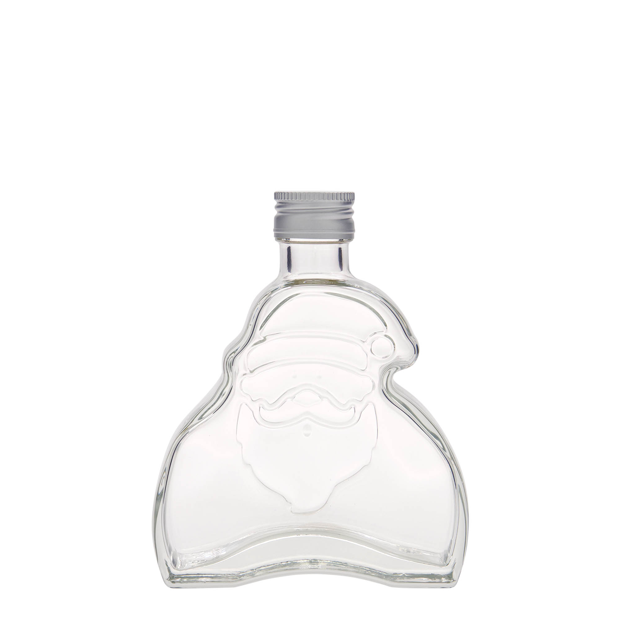 Sticlă de sticlă de 200 ml „Moș Crăciun”, gura: PP 28
