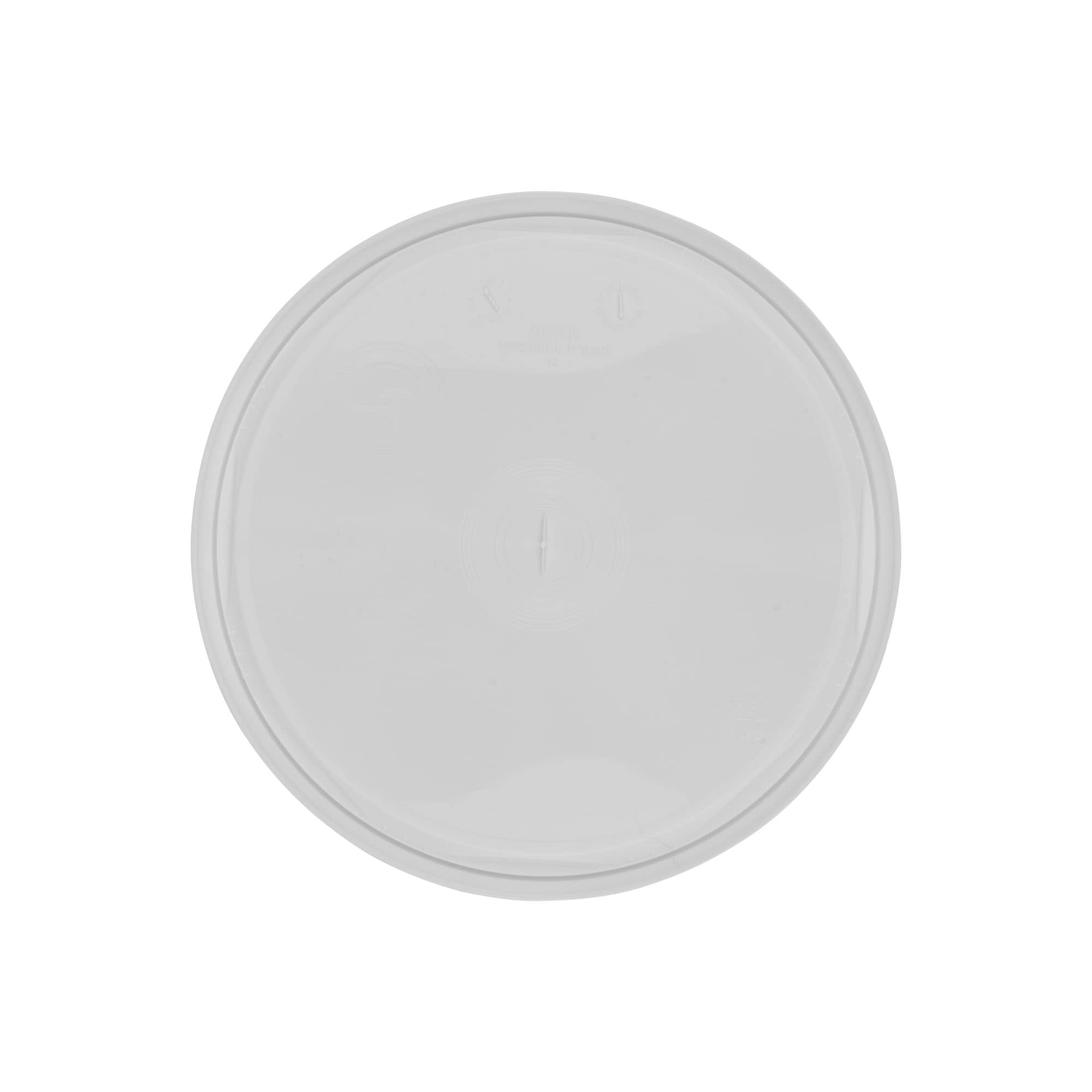 Capac pentru găleată de 5-6 l, plastic PP, alb