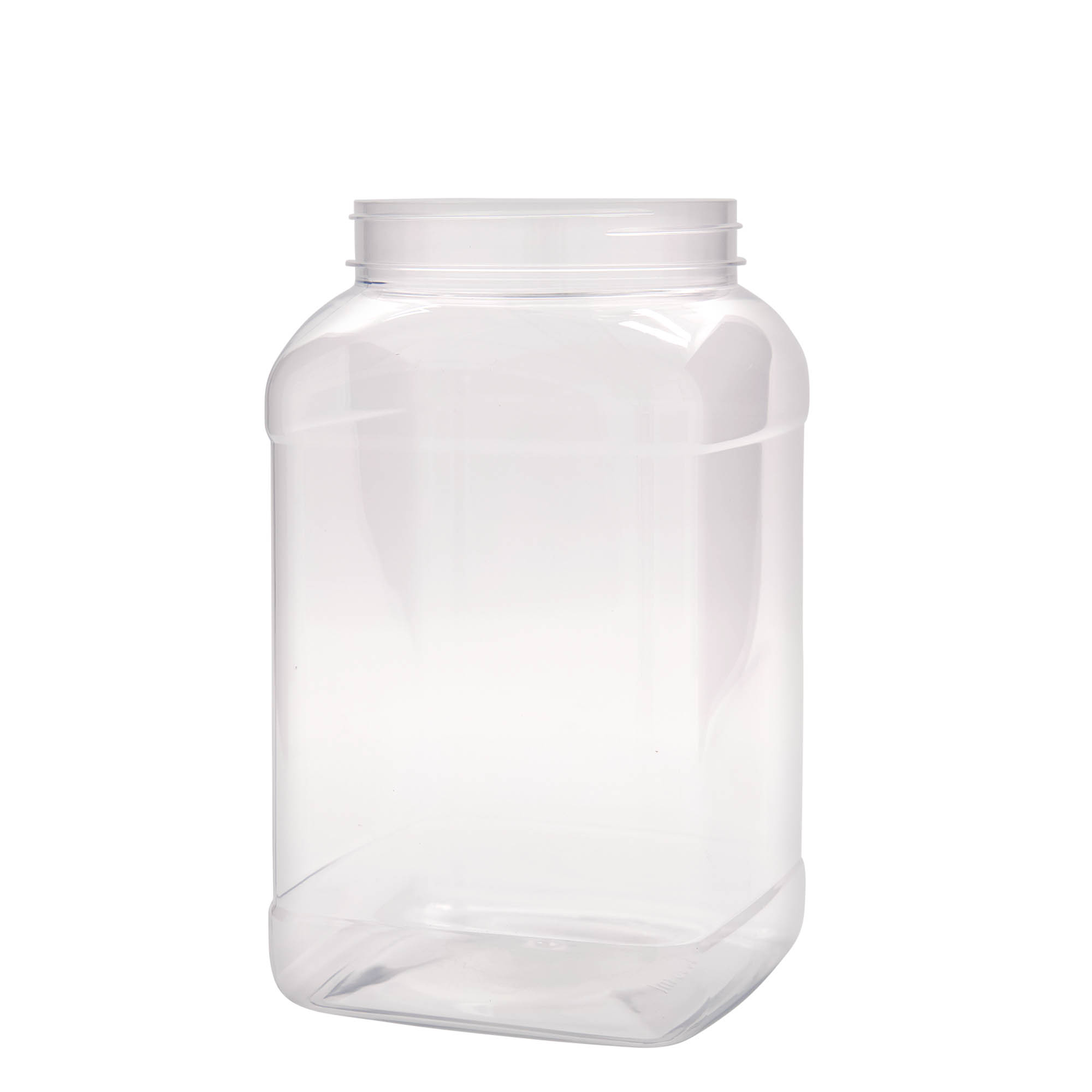 3.000 ml doză PET „Dana”, pătrată, plastic, gura: 110/400