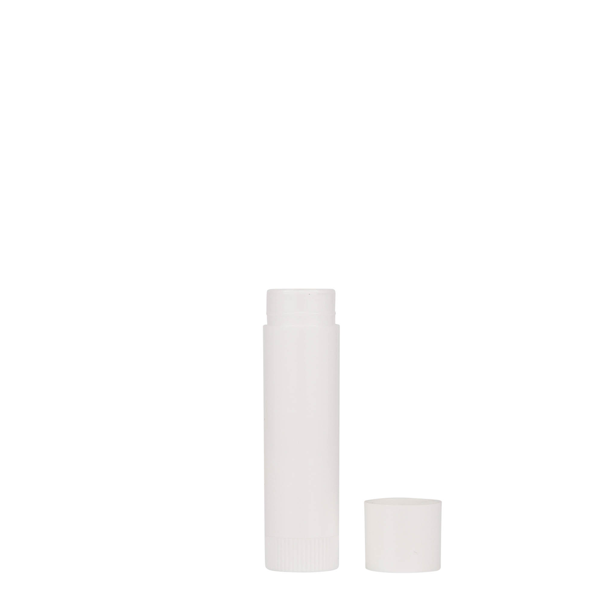 6 ml tub de ruj, plastic PP, alb 6 ml tub de ruj, plastic PP, alb