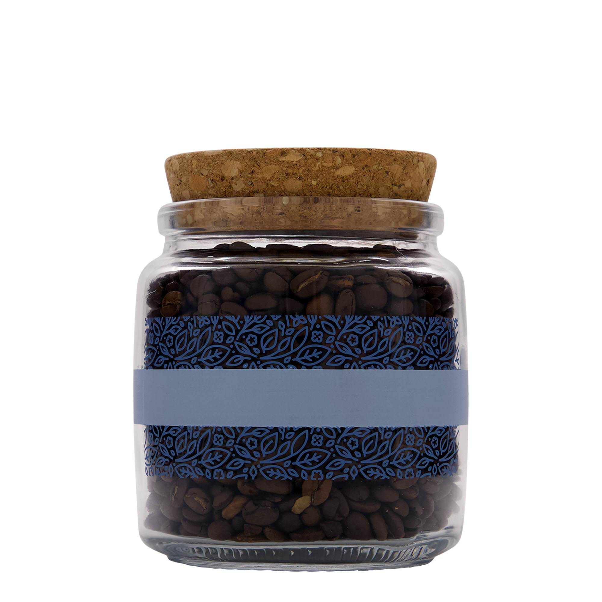 750 ml sticlă cu dop de plută „Giara”, motiv: Naturalmente blu, gura: plută 750 ml sticlă cu dop de plută „Giara”, motiv: Naturalmente blu, gura: plută