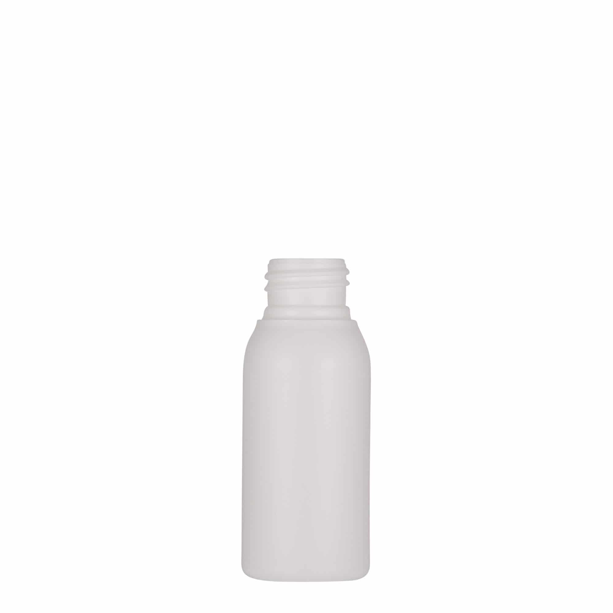 Flacon din plastic de 50 ml „Tuffy”, HDPE, alb, gât: 24/410