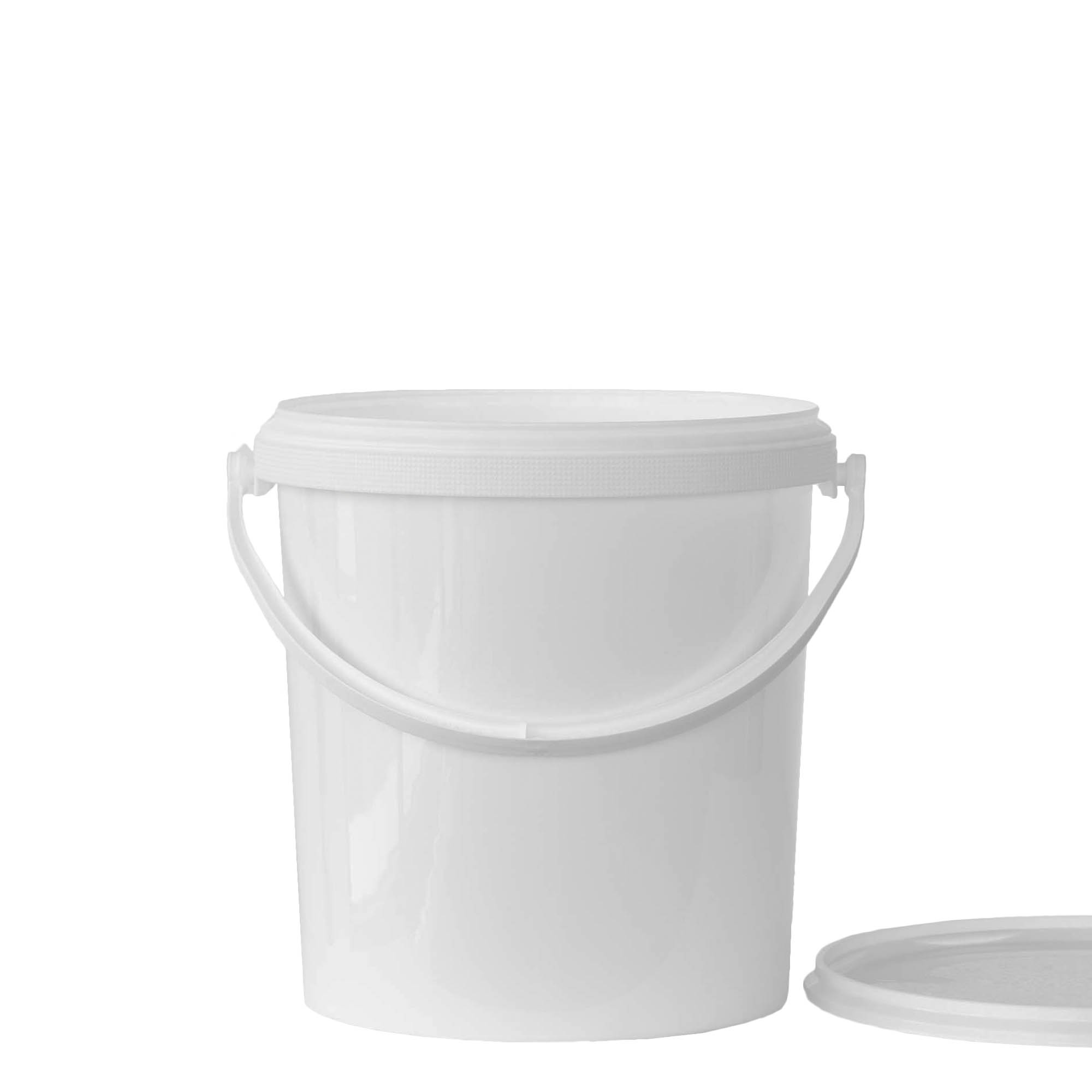 6 l găleată, plastic PP, albă 6 l găleată, plastic PP, albă