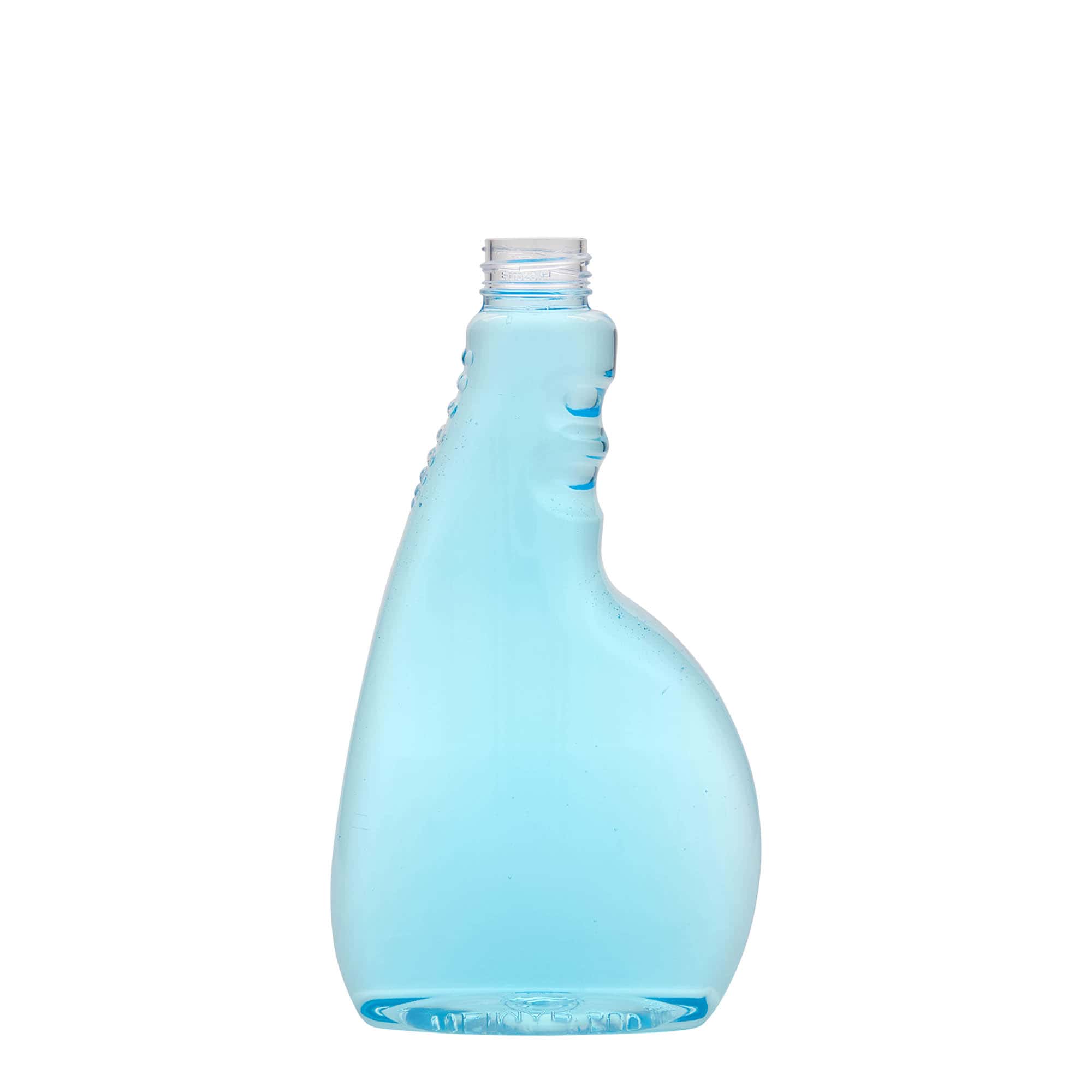 Sticlă PET cu pulverizator de 500 ml „Piccobello”, dreptunghiulară, din plastic, gura: capac cu filet Sticlă PET cu pulverizator de 500 ml „Piccobello”, dreptunghiulară, din plastic, gura: capac cu filet