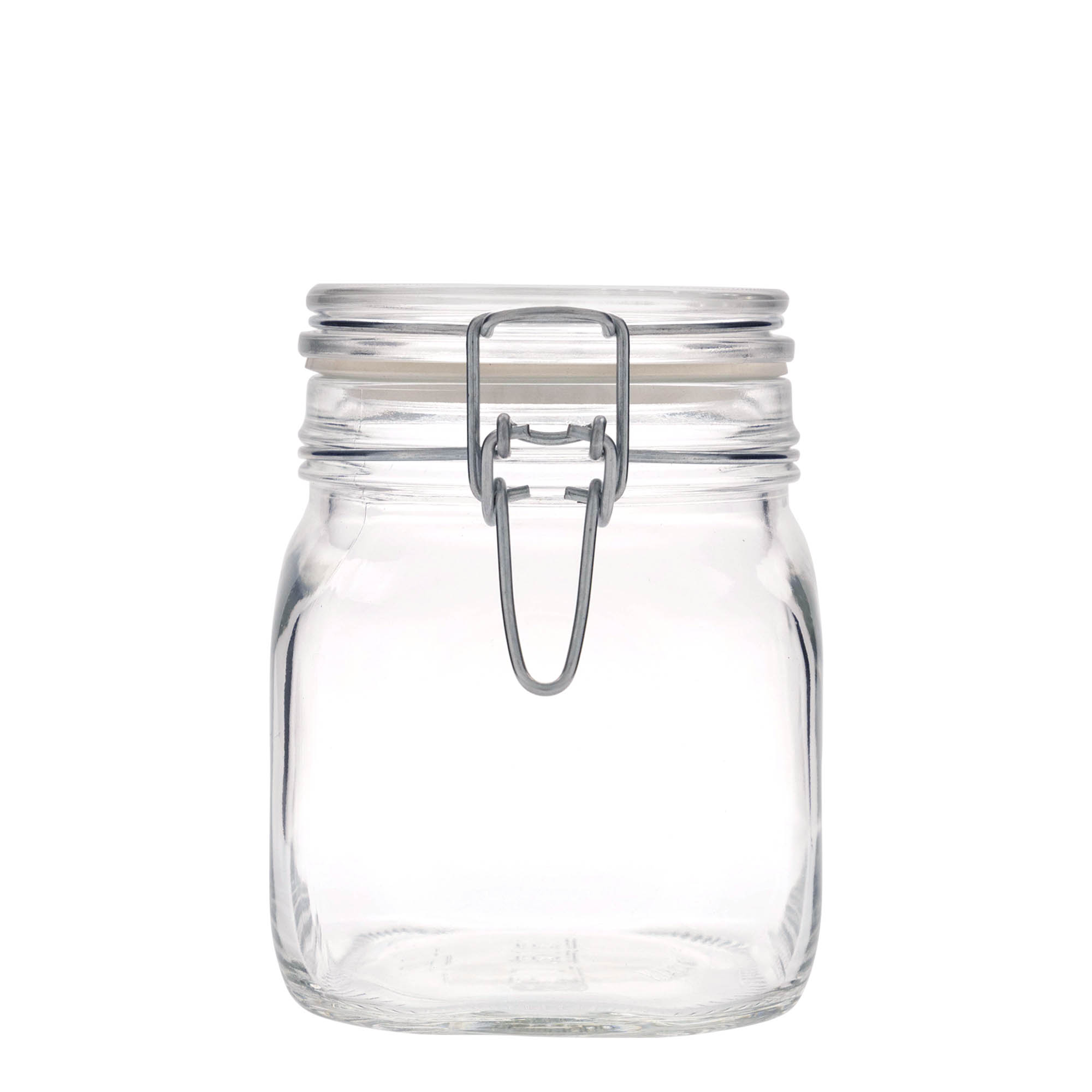 750 ml borcan cu clemă metalică 'Fido', pătrat, deschidere: închidere cu clemă metalică 750 ml borcan cu clemă metalică 'Fido', pătrat, deschidere: închidere cu clemă metalică