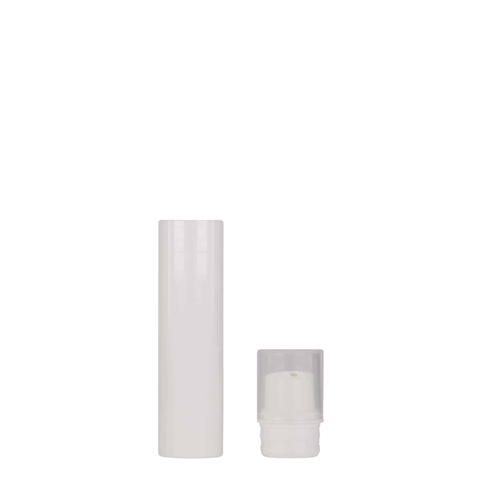 15 ml dozator Airless 'Nano', plastic PP, alb