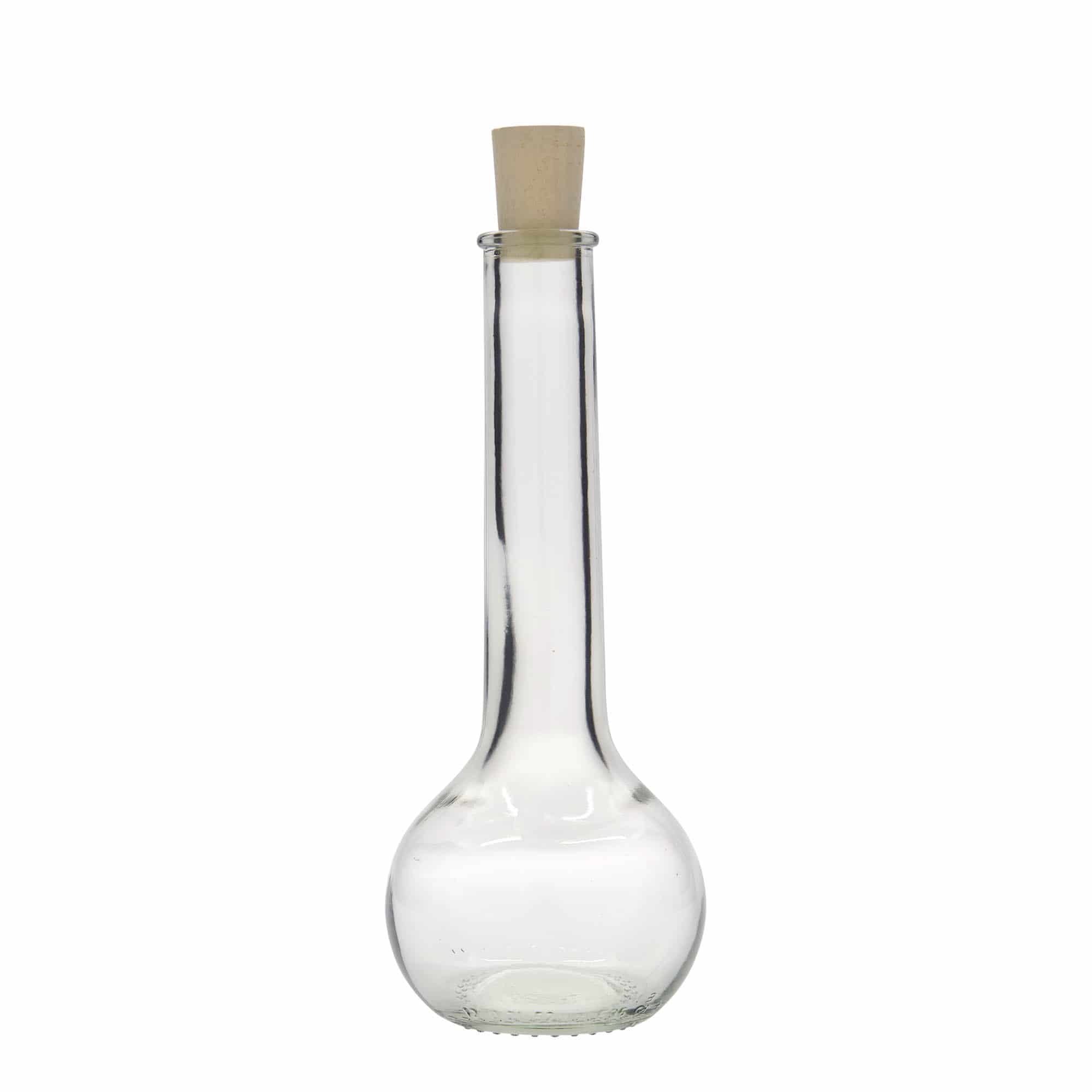 Sticlă de sticlă de 200 ml 'Tulipano', deschidere: dop de plută