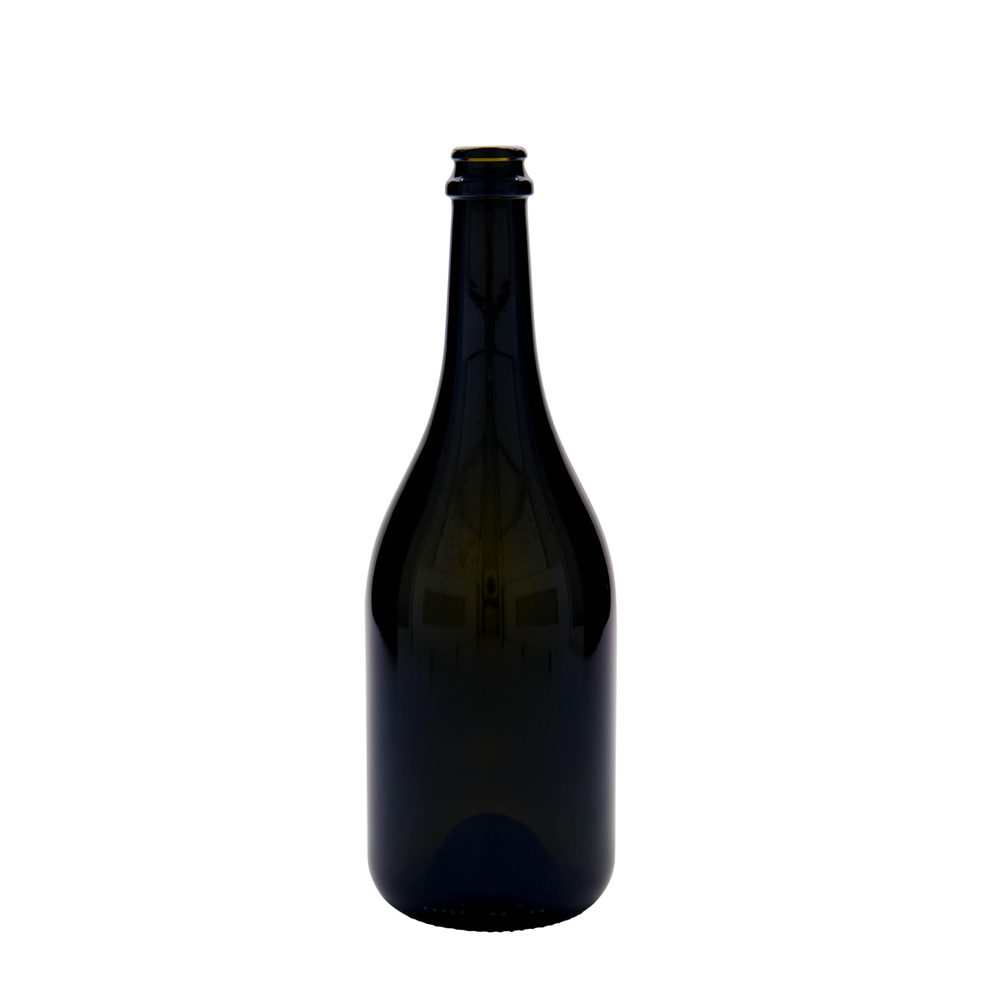 Sticlă de bere 750 ml „Horta”, sticlă, verde antichizat, gât: capac tip șurub (crown cap) Sticlă de bere 750 ml „Horta”, sticlă, verde antichizat, gât: capac tip șurub (crown cap)