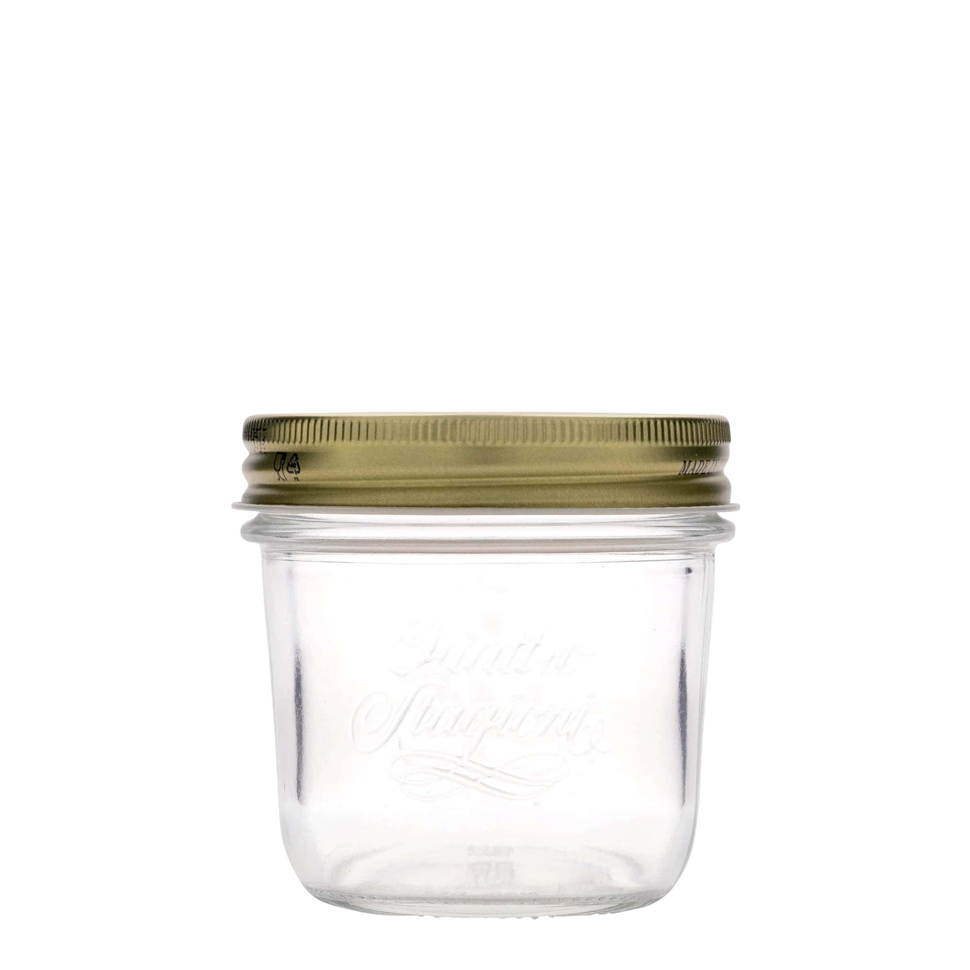 200 ml borcan cu gât drept „Quattro Stagioni”, deschidere: capac cu filet