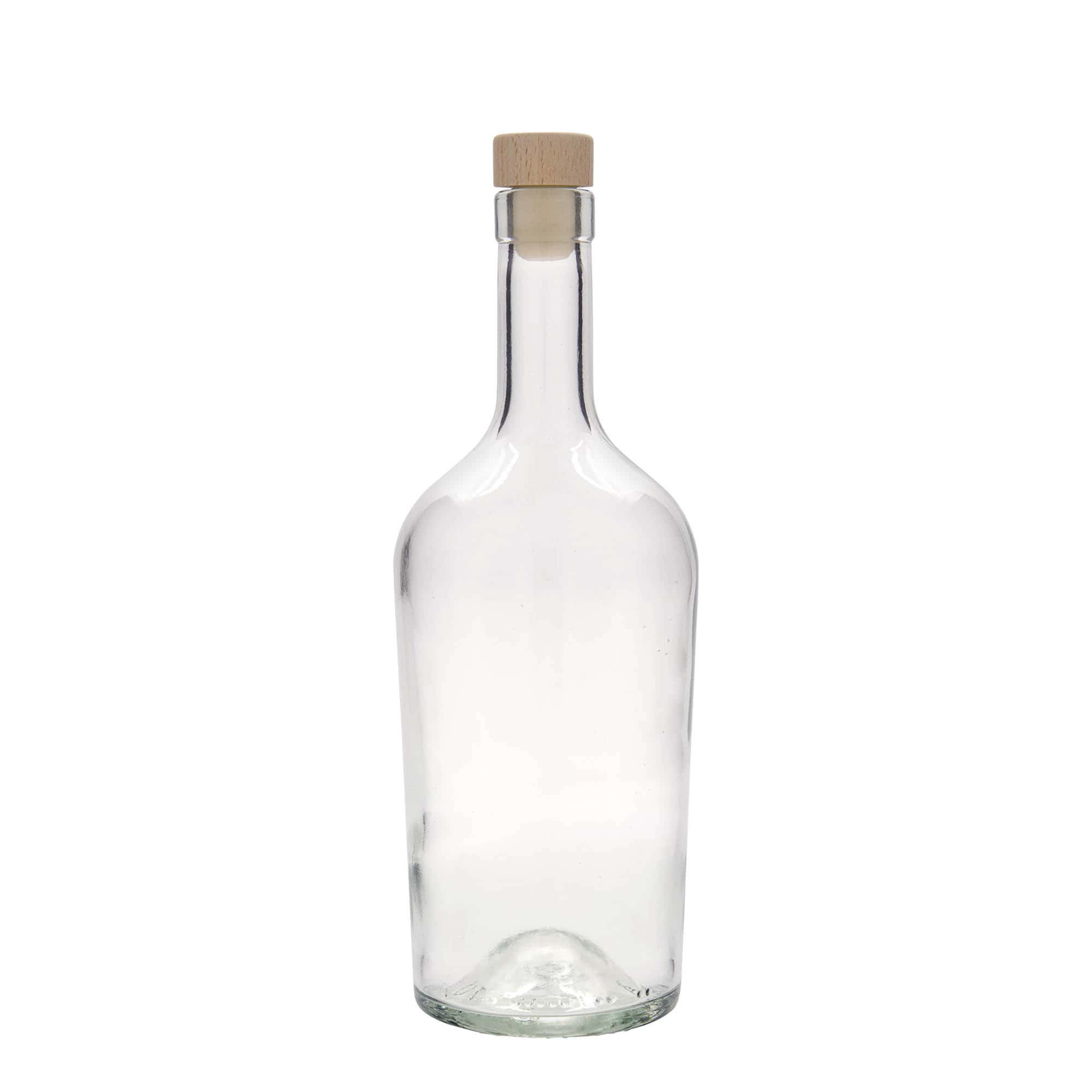 Sticlă de sticlă 700 ml „Margarethe”, gura: dop de plută