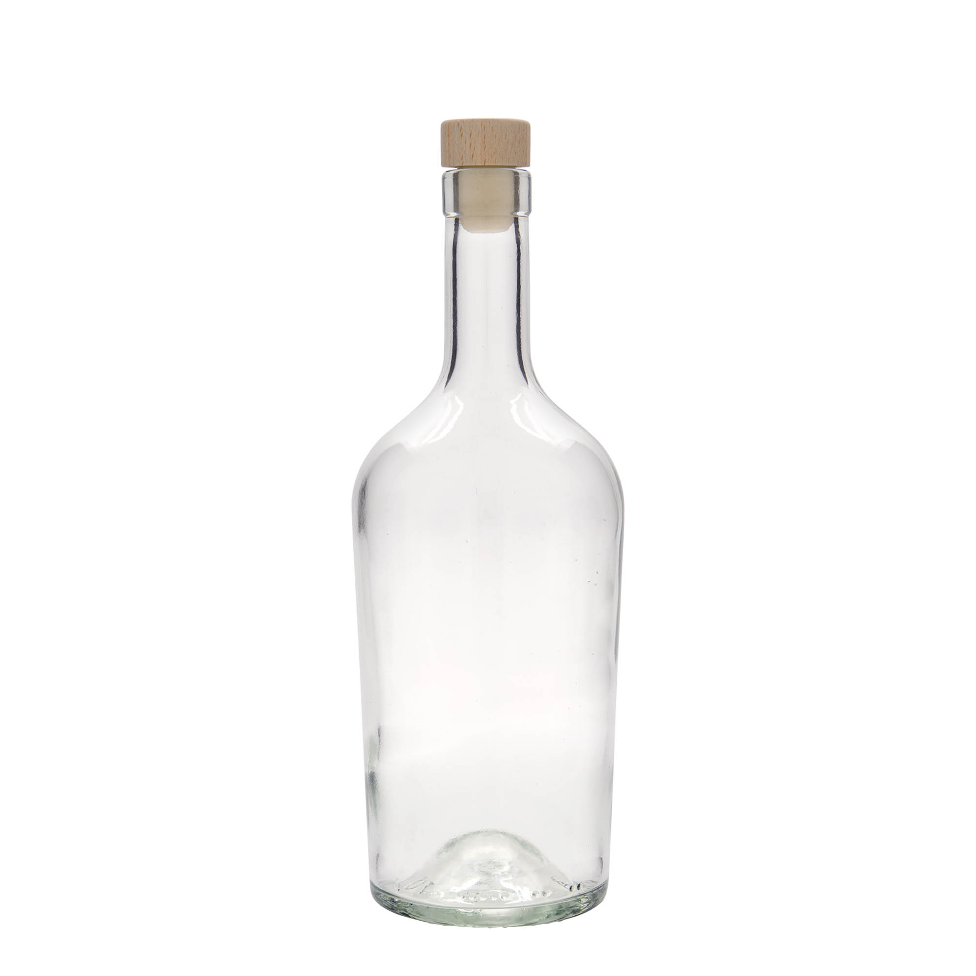Sticlă de sticlă 700 ml „Margarethe”, gura: dop de plută Sticlă de sticlă 700 ml „Margarethe”, gura: dop de plută