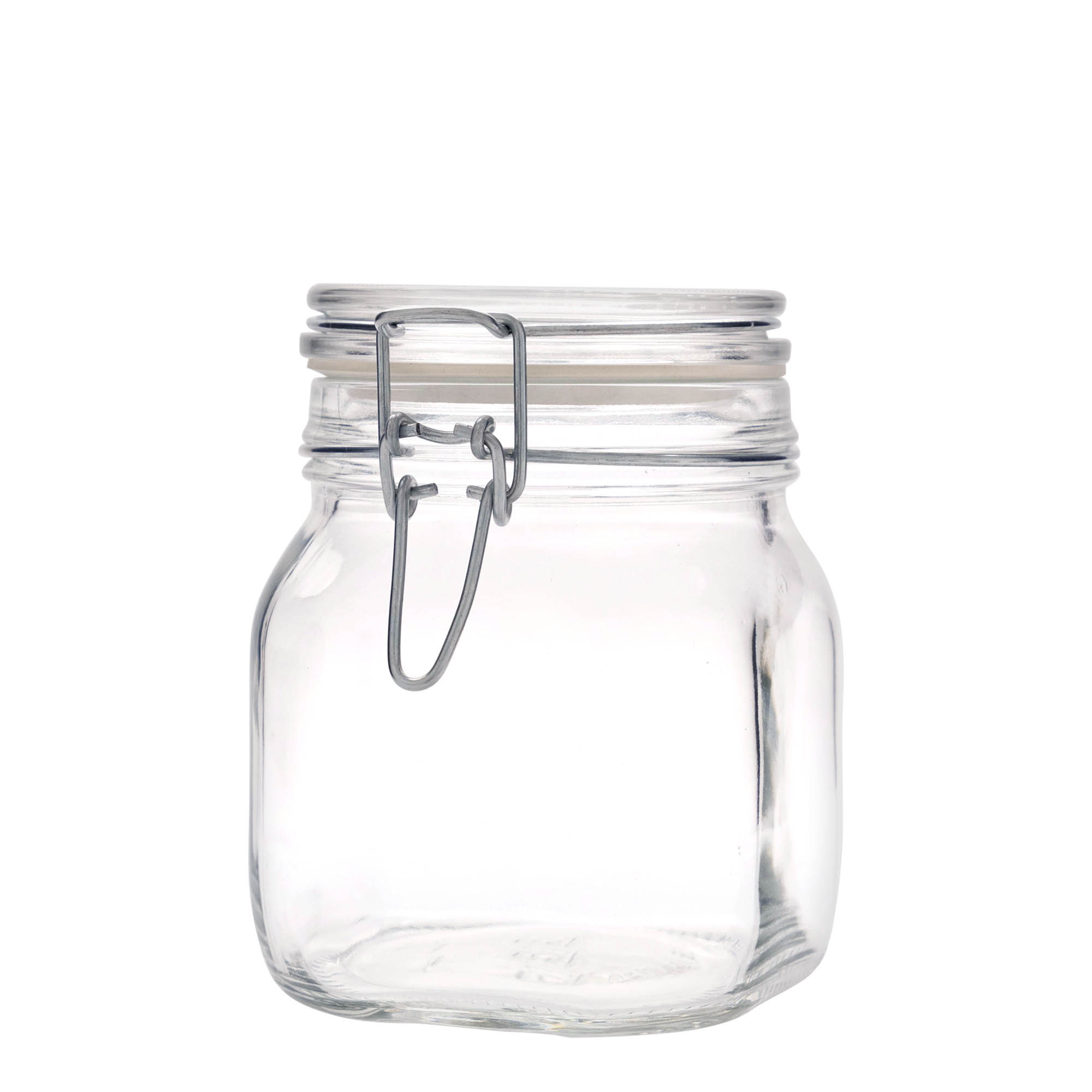750 ml borcan cu clemă metalică 'Fido', pătrat, deschidere: închidere cu clemă metalică 750 ml borcan cu clemă metalică 'Fido', pătrat, deschidere: închidere cu clemă metalică